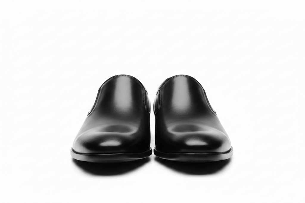 balck slip on shoes