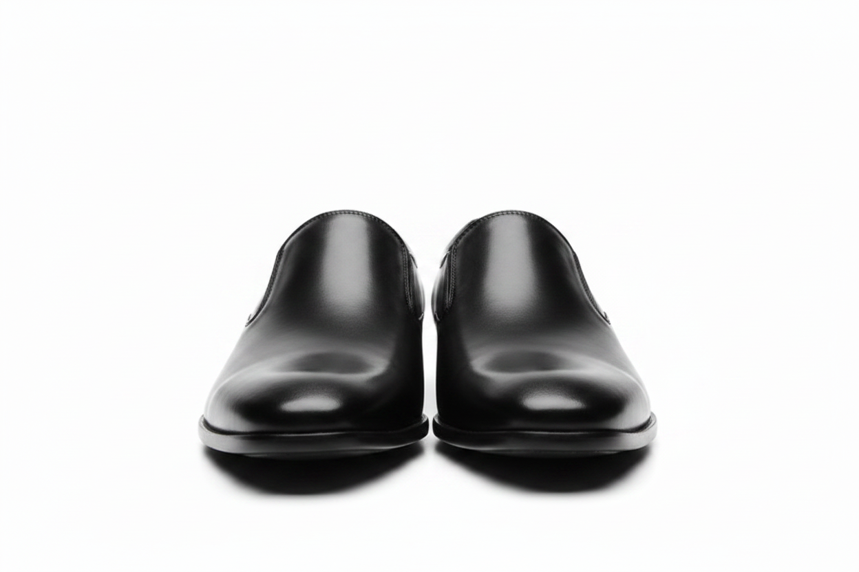 balck slip on shoes