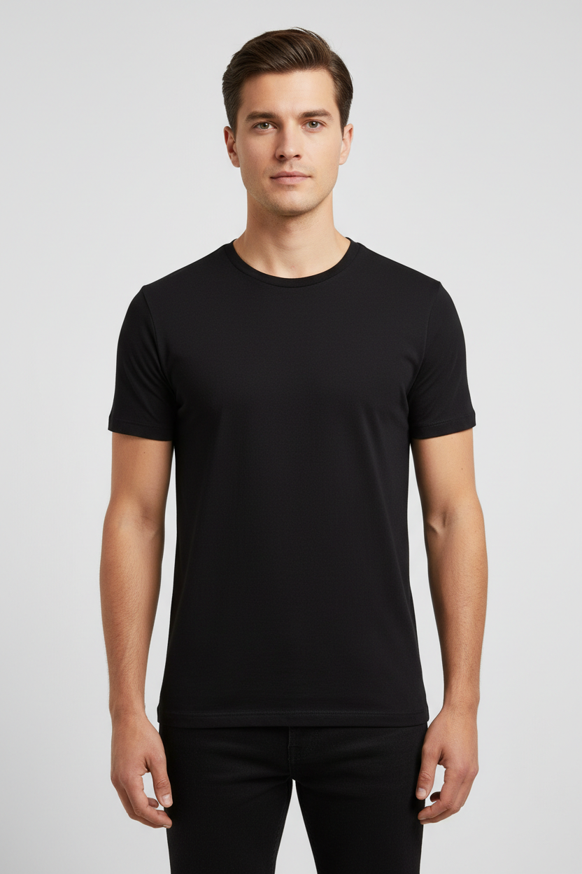 mens black t-shirt