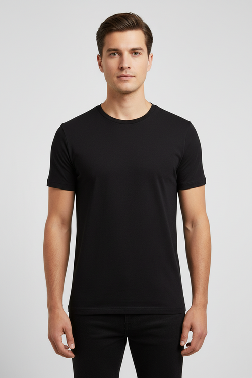 mens black t-shirt