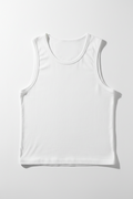 Mens white vest