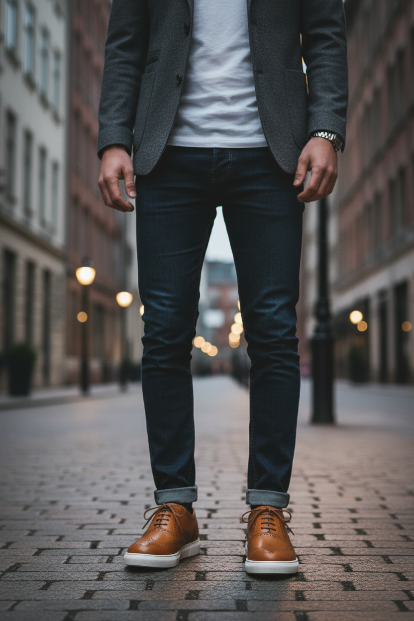 the lased oxford trainer